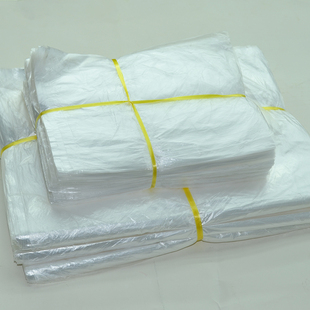 工厂直销pe低压加厚平口低压内膜袋防尘塑料包装100只 80*120*3丝