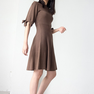 女装 现货秒发!z.a正品2017夏季新款宽松连衣裙压褶袖口裙子