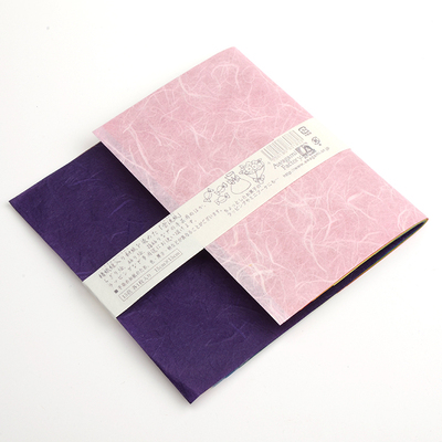 日本进口阿波和纸 染色纸 云流纸十五色 15cm 和风手工纸彩色折纸