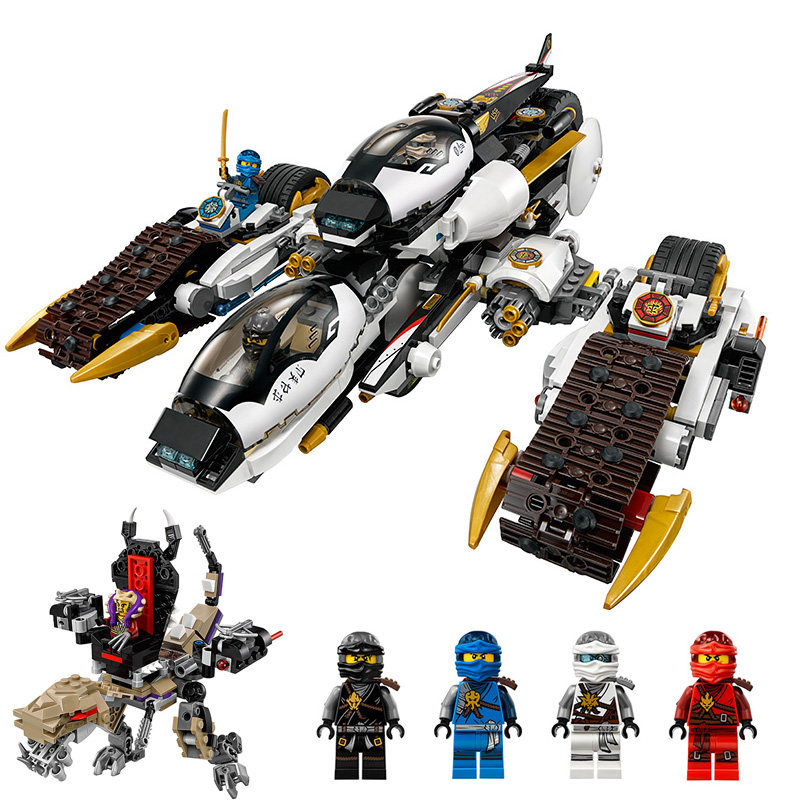 博乐幻影忍者四合一变形战车乐高70595超级隐形掠袭者拼装积木