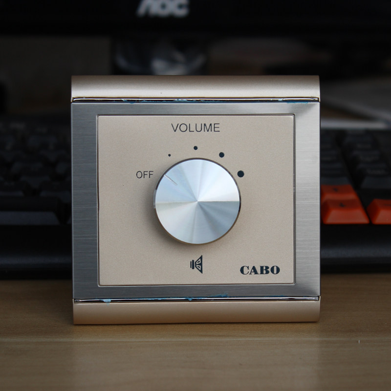 30w香槟色定压开关 适合惠威吸顶喇叭 音量开关吊顶喇叭音量开关