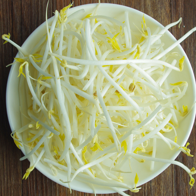 新鲜绿豆芽500g,豆芽菜绿色食品蔬菜新鲜 菜市场沃鲜汇 生鲜超市_双氙