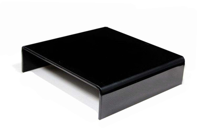 黑色亚克力倒影板定做白色有机玻璃摄影磨砂透光板热弯架盒子加工