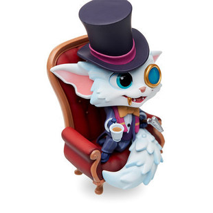 手办 动漫手办lol游戏 萌侦探 限定款 喵尔摩斯 绅士纳尔车摆