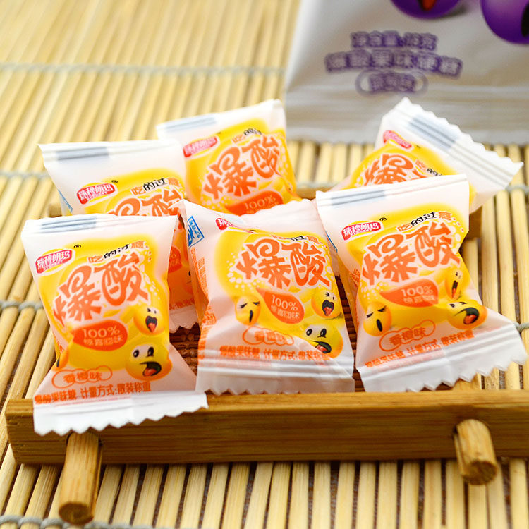 珠穆朗玛爆酸整盒18g*30袋水果味喜糖酸甜糖情人节糖果礼盒礼物