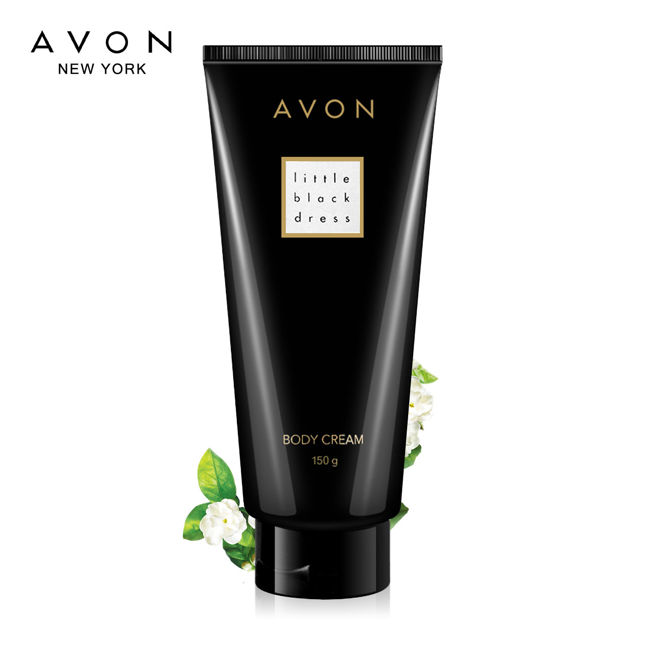 avon/雅芳小黑裙香体乳 沐浴露组合装香水香氛送30g香体乳 浴球