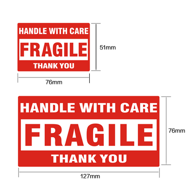 易碎品英文标签贴ebay亚马逊速卖通国际物流快递警示贴不干胶标签