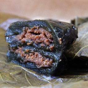 蒿子粑粑湘西湖南特产现做现卖 桐叶粑 辰溪竹叶 怀化艾叶糍粑