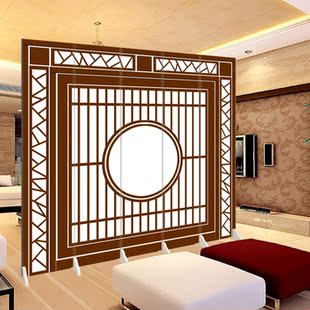 日式屏风隔断仿实木格榻榻米和式时尚客厅餐厅料理烧烤店摄影美容
