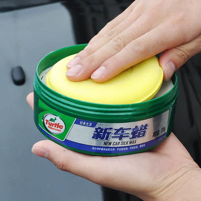 龟牌新车蜡汽车蜡划痕修复去污美容保养抛光水晶洗车打蜡车腊