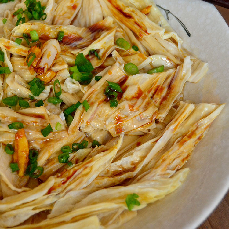 粤食良味 农家自晒山水腐竹大豆黄豆油豆皮豆腐皮素肉干货500g