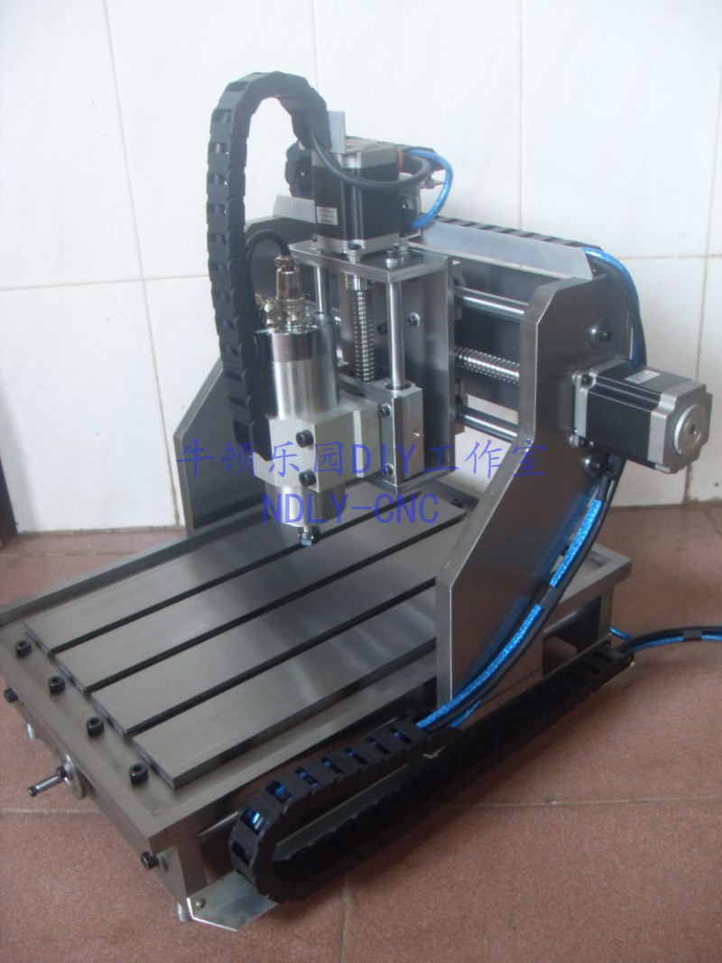 diy小型雕刻机4030cnc数控雕刻机桌面3040雕刻机t槽水冷主轴机