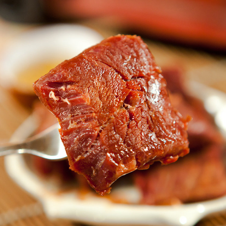 骥洋五香卤汁牛肉 靖江特产零食品 块块入味 真空独立小包装 250g