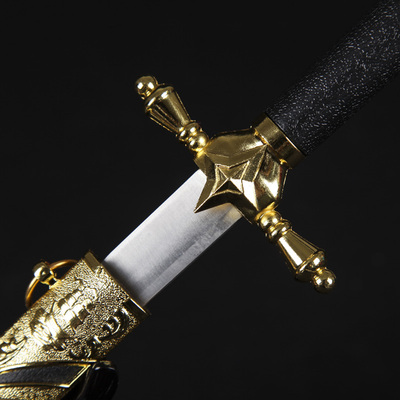 龙泉西洋剑特价短剑小剑一体剑短刀剑硬剑防身小剑礼品收藏未开刃