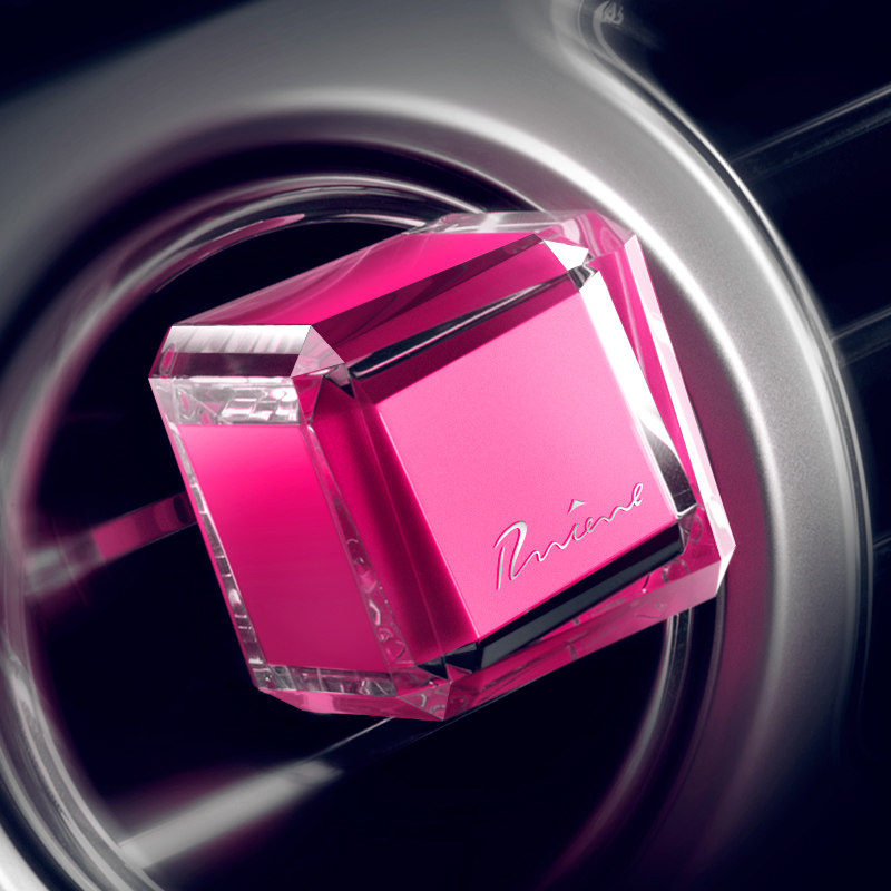 朗龙(rhone)汽车香水 车载空调出风口固体香薰 可补充装香水 - 流行社