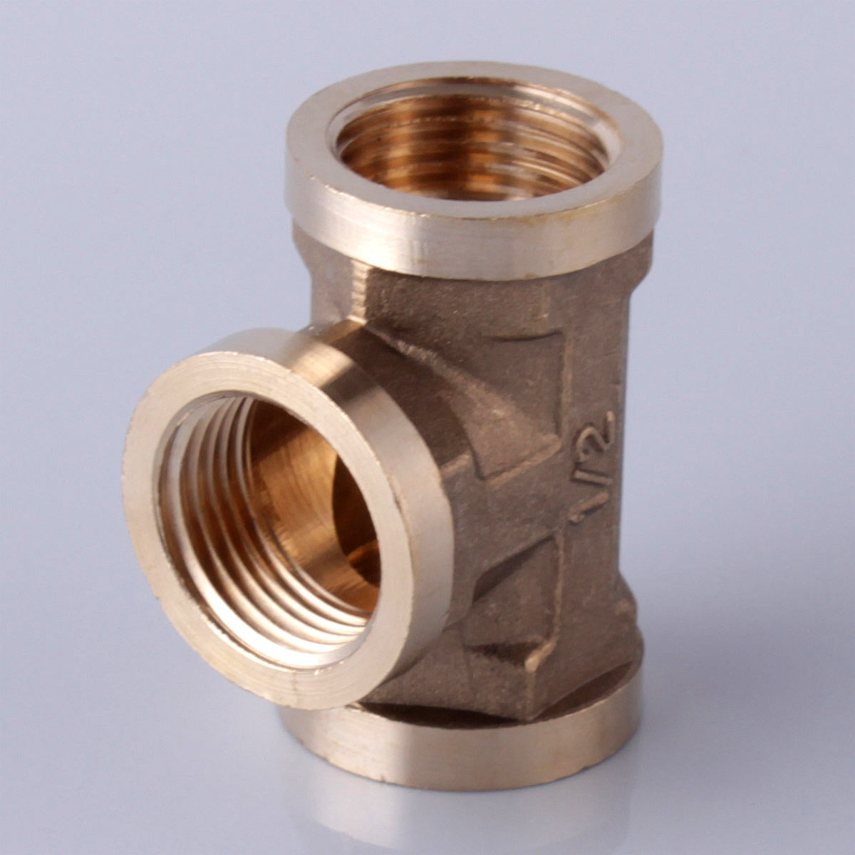 时龙4分内丝铜三通/铜三通接头/内外牙/内外丝三通4分 铜配件