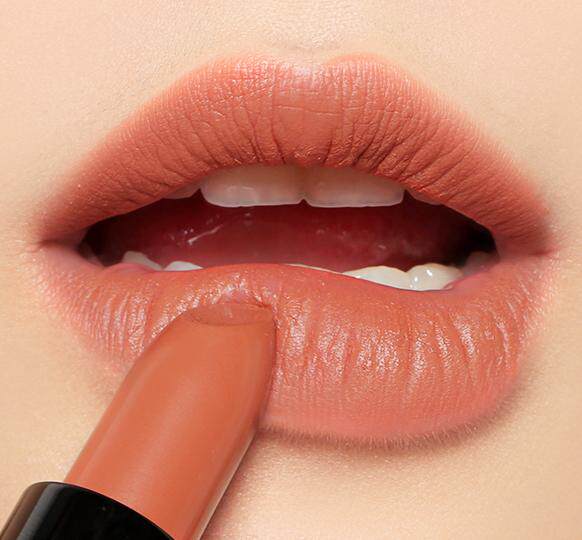 现货韩国正品3ce哑光唇膏南瓜色 橘棕色温柔网红色908口红