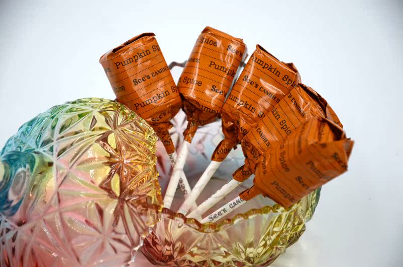 美国sees candies 棒棒糖 see s 限量口味南瓜口味 单支