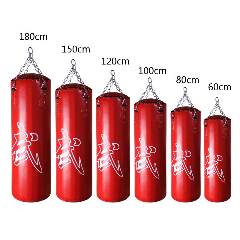包邮拳击散打成人吊式空心沙袋实心沙包武术散打搏击家用儿童健身