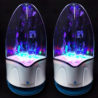 时尚音乐喷泉音响插卡七彩灯动感水舞无线蓝牙喷水音箱迷你低音炮