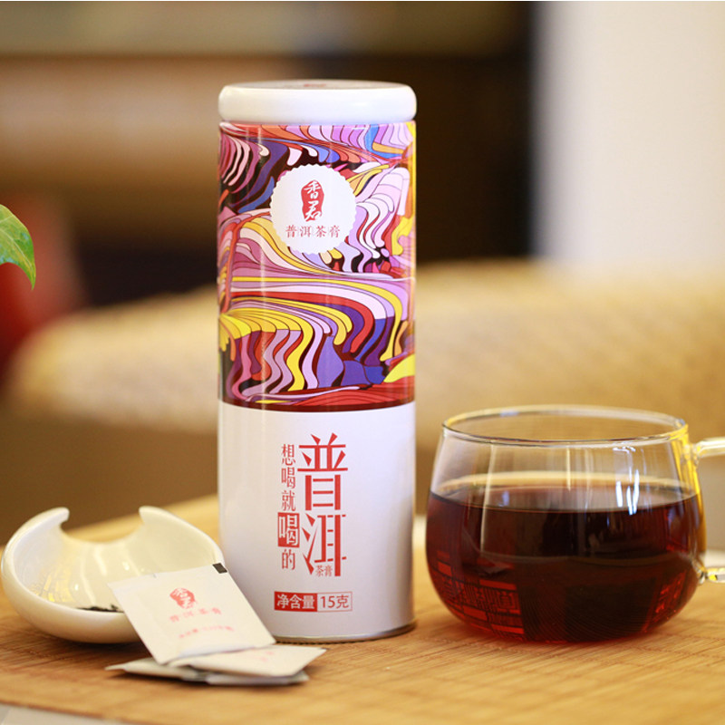 云南贡润祥 普洱茶膏 香君15g晶体生茶 15g晶体熟茶组合装