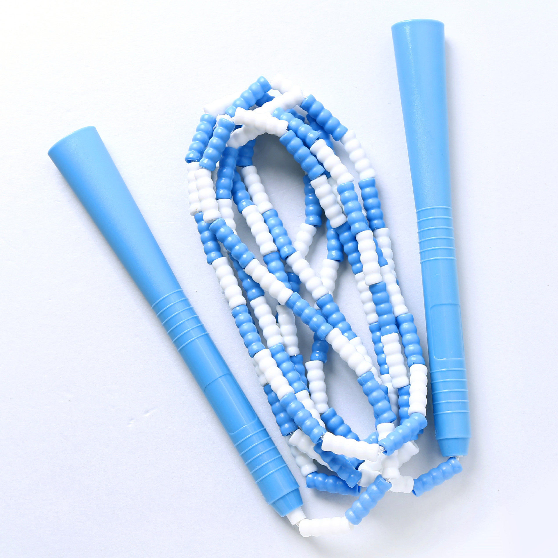 专业竹节花样成人减肥健身幼儿园儿童中小学生花式pu跳绳 软珠节