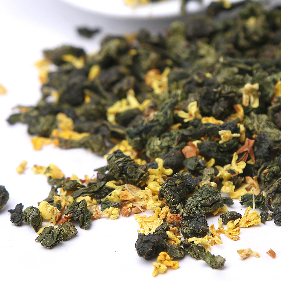 桂花乌龙茶 台湾茶叶 冻顶乌龙茶 500g礼盒装 桂花茶 龚茶坊_爱酷商城