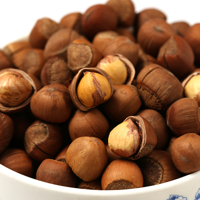 东北野生榛子铁岭开原坚果干果零食原味小山榛子新货b级1000g