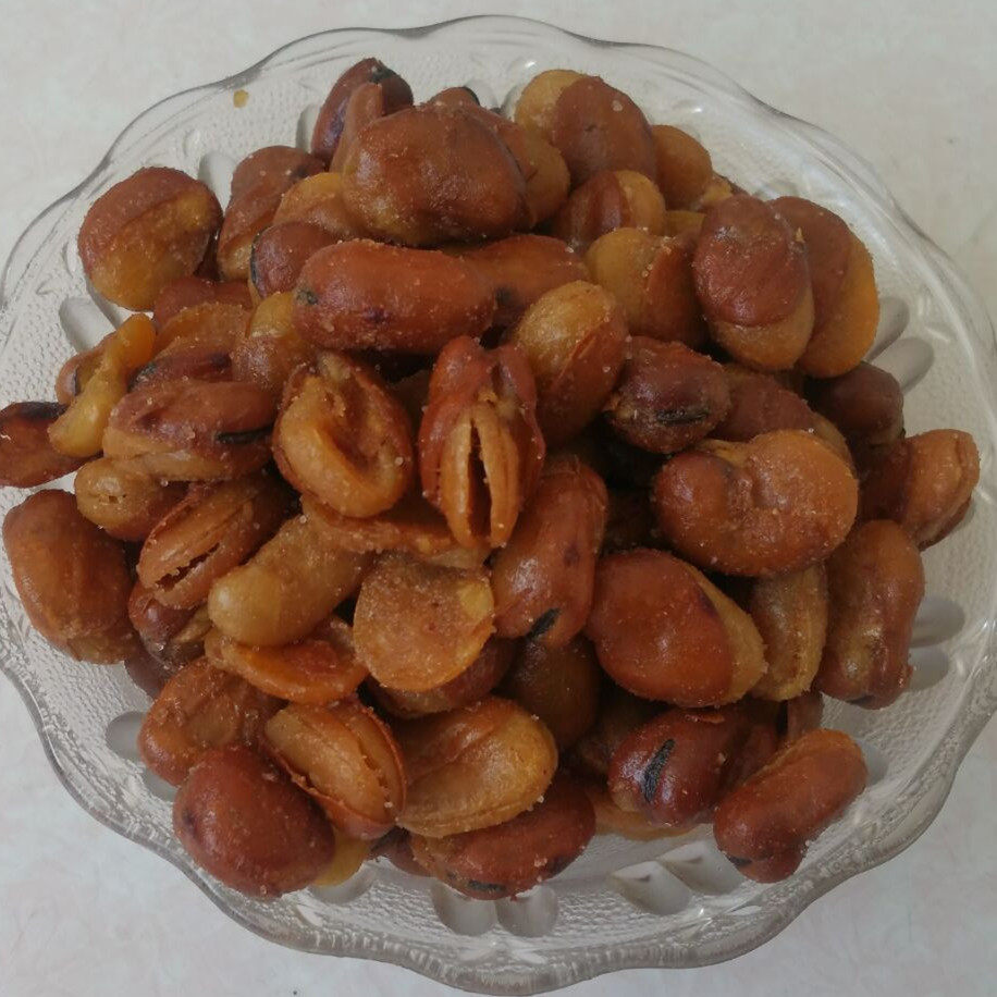 大同浑源广灵土特产莲花豆兰花豆农家油炸蚕豆休闲零食散装500g装