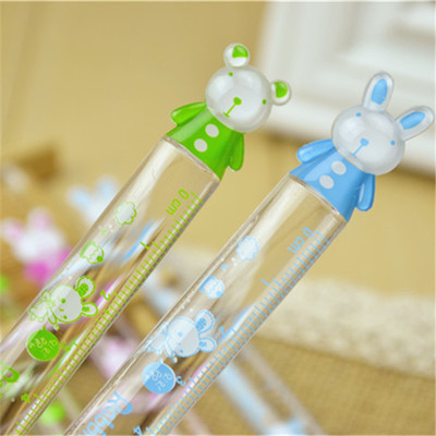 韩国卡通可爱文具 小兔 塑料尺子 直尺 12厘米 学生用品奖品