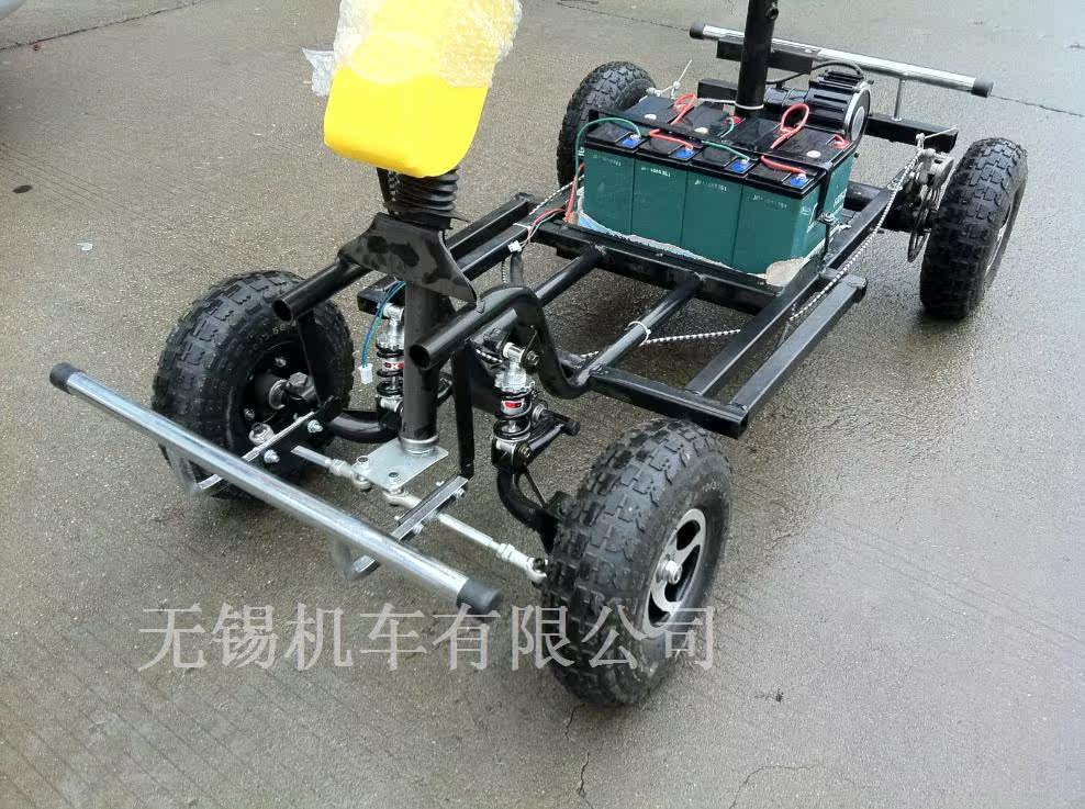 代步车 三轮车 后桥代步车 车架 底盘