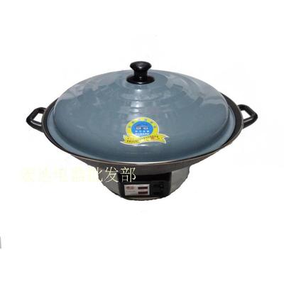 桥牌40cm炖煮炸火锅焖蒸煎电锅电炒锅电热锅 不锈钢 厨房电器