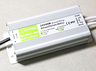 220v转24v 60w ip67防水 变压器 恒压直流铝合金开关电源 质保1年
