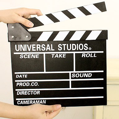 影楼道具拍照摄影道具 批发 场记牌打板 电影板 英文