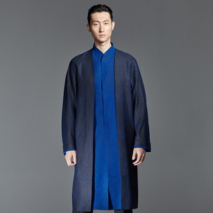 仲尼装之五丨诗礼春秋 时尚大气apec 新汉服 男士中式真丝长衫