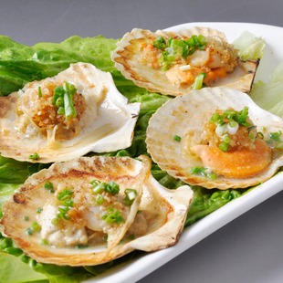 扇贝 野生大扇贝 冷冻海鲜 鲜活贝壳肉 水产鲜活 冷冻食品 烧烤食材