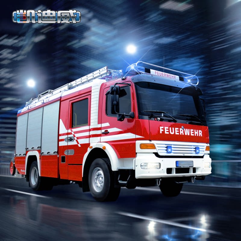 凯迪威 校车模型带语音玩具车合金回力车仿真巴士车公交车合金车