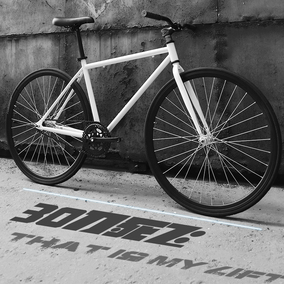 凤凰牌学生荧光变速飞车彩色公路单车公路车男自行车死飞中性复古