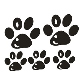 脚印镂空车贴 可爱划痕贴 防撞痕 防碰撞汽车贴纸随意贴