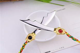 小李飞刀焦恩俊李寻欢合金镀金飞刀镶水晶影视纪念品装饰收藏个性