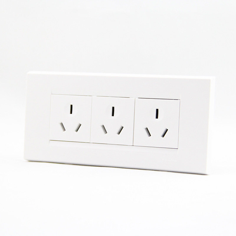 施耐德开关插座施耐德九孔插座 118型10a墙壁插座 施耐德9孔插座