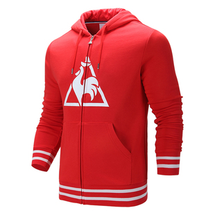 16春季新品lecoqsportif乐卡克法国公鸡男带帽拉链外套cb-5613161