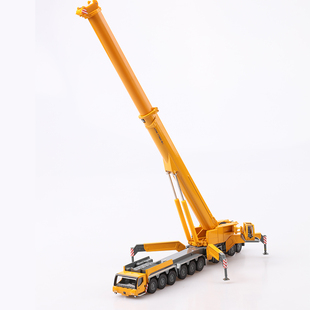 吊车1750吊车模型1:50工程起重机车模08-1113 wsi合金车模利勃海尔ltm