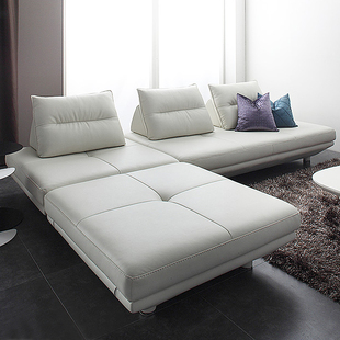 皮沙发 新款简约现代转角客厅组合真皮沙发 大小户型真皮沙发正品