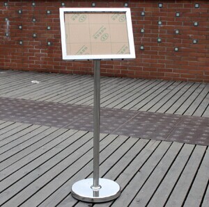 指示牌 立式 户外 铝合金广告牌 不锈钢水牌 告示牌 指引牌展示牌_双