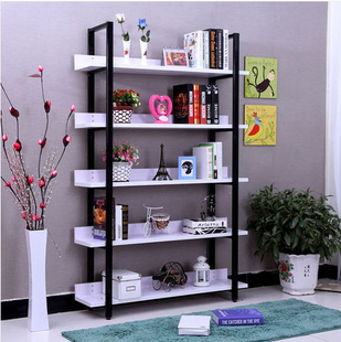 特价现代简约钢木书架简易组合书架置物架储物架陈列展示架货架