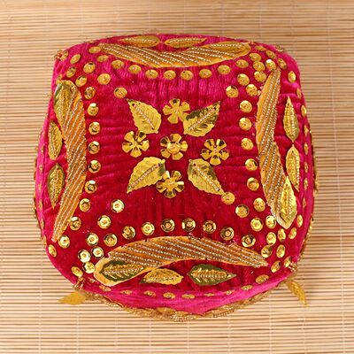 新疆帽子维吾尔族小花帽演出帽子表演帽手工帽女大人儿童帽巴旦木