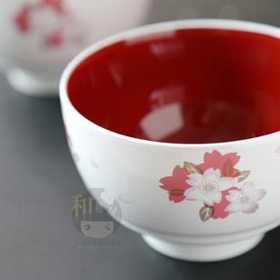 宇野千代陶瓷保鲜碗套装 樱花碗胜乐扣 实用结婚新婚礼物包邮