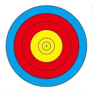 靶子xpe箭靶靶纸更专业清晰 反曲弓 xpe箭靶靶子专用纸射箭器材