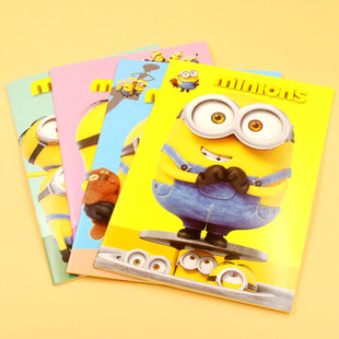 能量天使 可爱小黄人动漫周边笔记日记本 卑鄙的我神偷奶爸记事簿